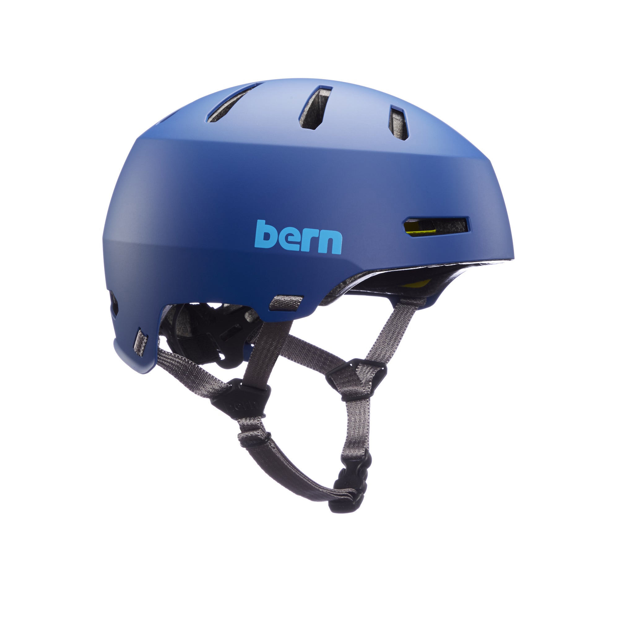 Casque BERN Macon 2.0 bleu mat